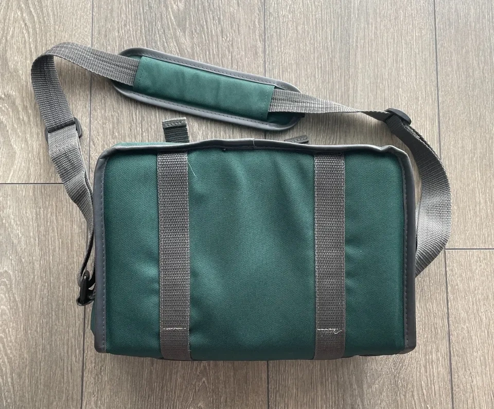 Vintage Authentic OEM Sony Green Camcorder Messenger Style Bag C - photo 3