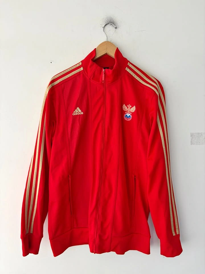 Adidas Russia National Soccer Track Jacket Size L