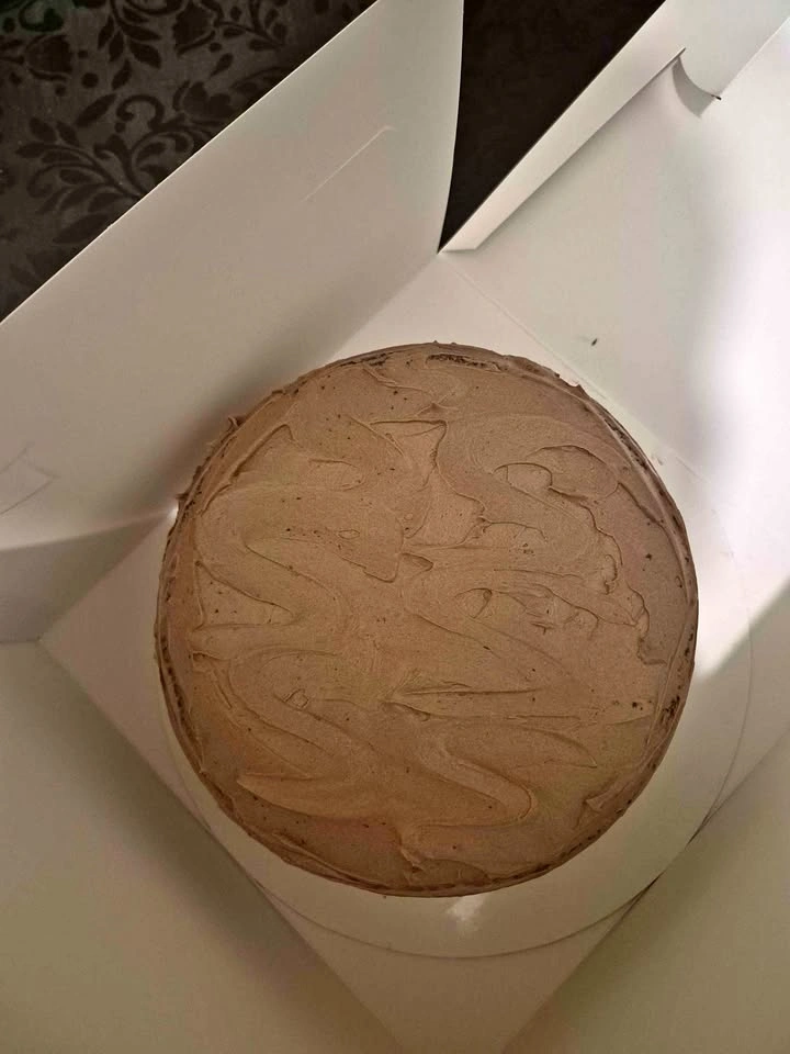 Homemade Chocolate Frosted Round Cake