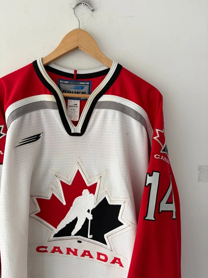 1998 Nagano Bauer Team Canada Brendan Shanahan Jersey Size L - photo 3
