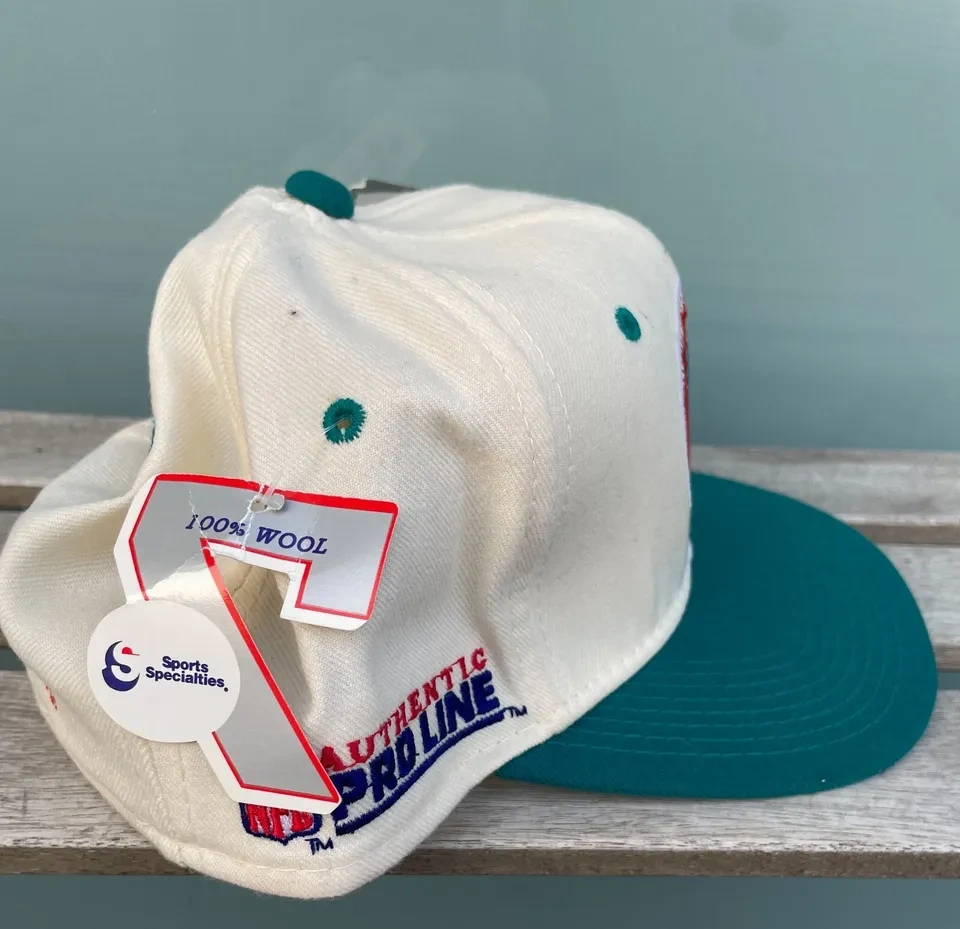 Vintage Miami Dolphins Sport Specialties 7 1/8 Hat/Cap PRO LINE - photo 2