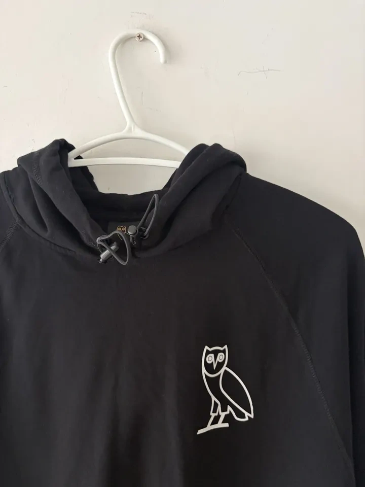 OVO October's Very Own Black OWL Hoodie Size L - photo 2