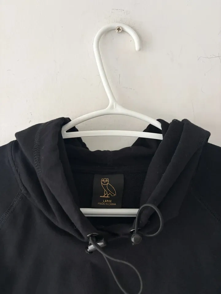 OVO October's Very Own Black OWL Hoodie Size L - photo 3
