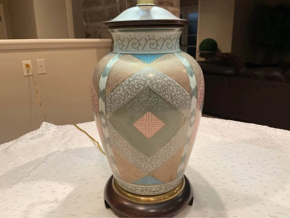 Ginger Jar Table Lamp VTG Fredrick Cooper - photo 3