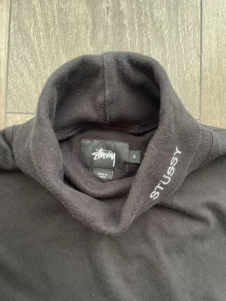 Stussy Turtleneck Long Sleeve Sweatshirt Size S - photo 2