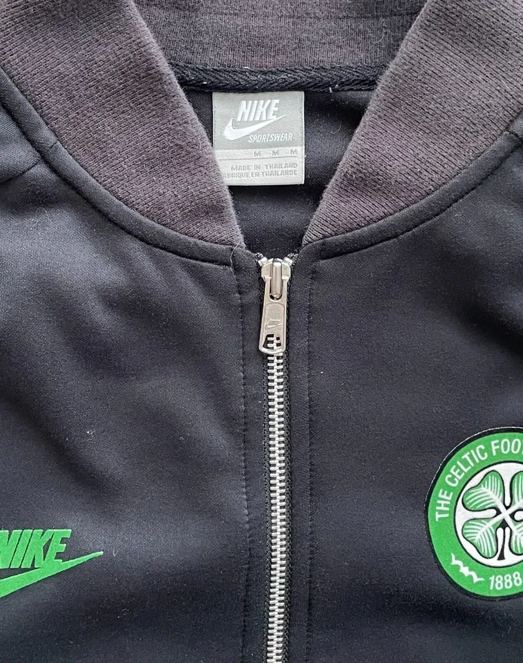 Vintage Nike Celtic Football Club Track Jacket Size M - photo 2