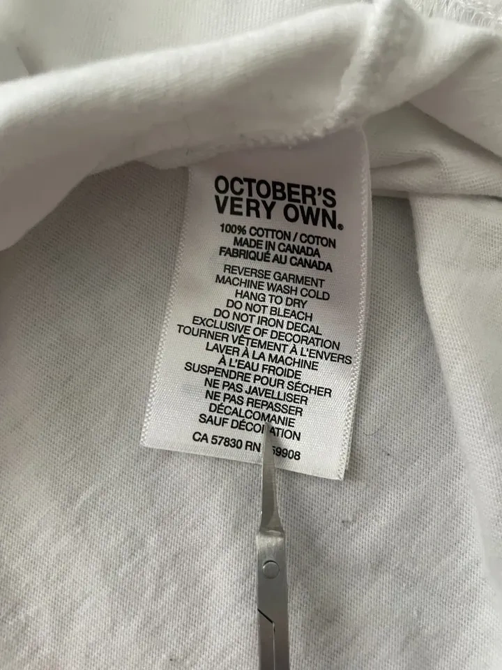 OVO Free Minds White T-shirt Size XL - photo 3