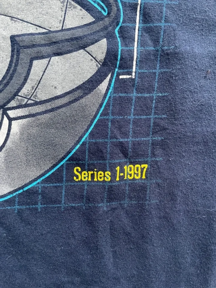 Vintage 1997 Pokemon Pokeball Diagram T-shirt Size XXL - photo 2