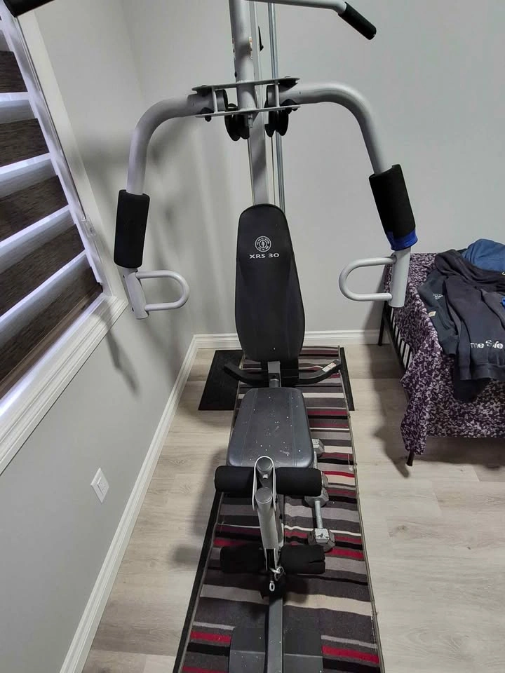 Gold's Gym XR 360 with dumbells and plates, full body gym - photo 2