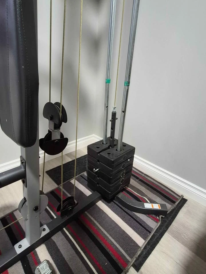 Gold's Gym XR 360 with dumbells and plates, full body gym - photo 3