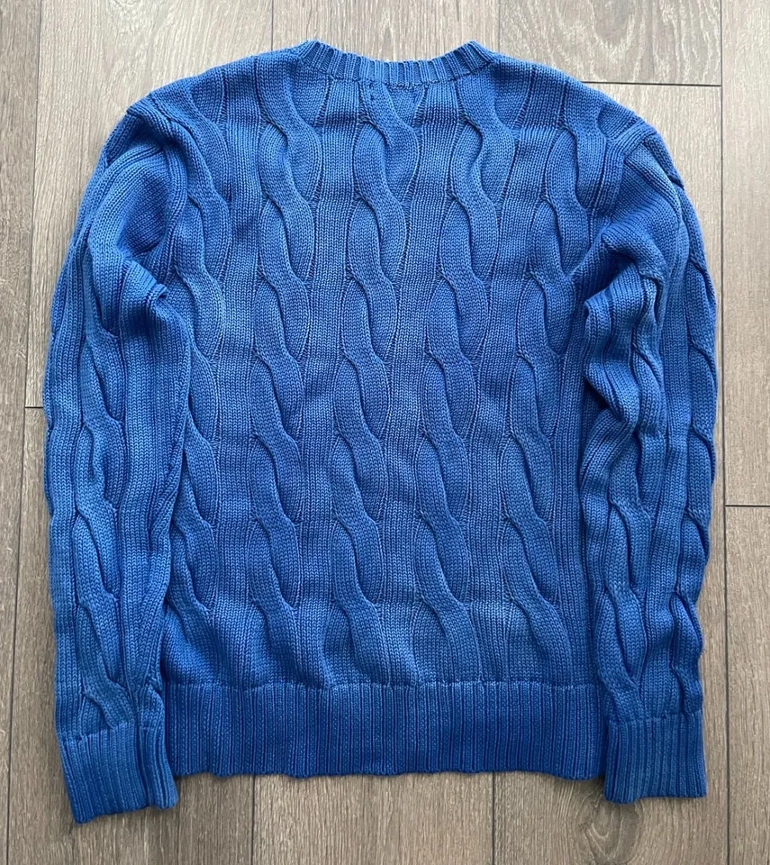 Polo Ralph Lauren Cable-Knit Cotton Sweater Women Size M - photo 4