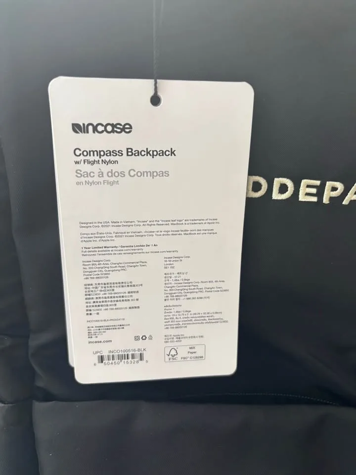 New Incase Compass Backpack - Black image indicator(3)