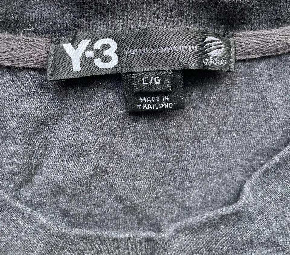 Adidas Y-3 Yohji Yamamoto Logo T-Shirt Size L - photo 4