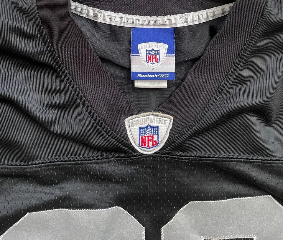 Vintage Reebok On Field Warren Sapp OAKLAND RAIDERS Jersey Size - photo 2