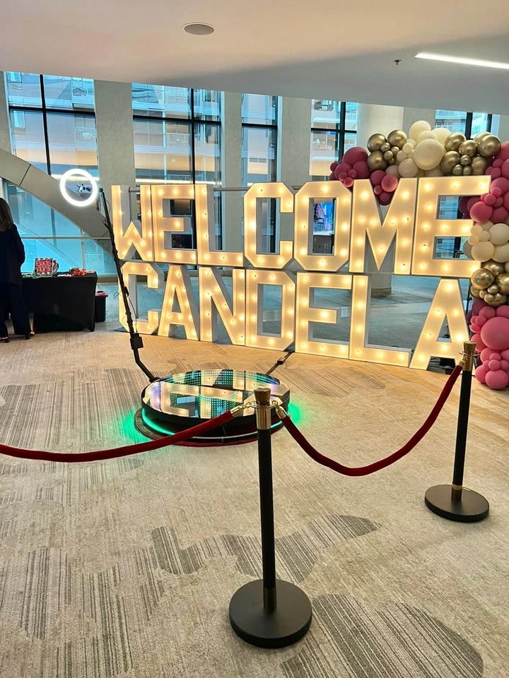 360 Photo Booth with Infinity LED Glass Platform 45.3” - photo 4