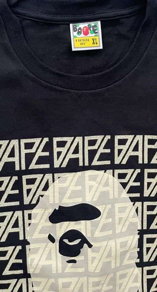 A Bathing Ape Bape Logo Monogram T-Shirt Size XL - photo 2