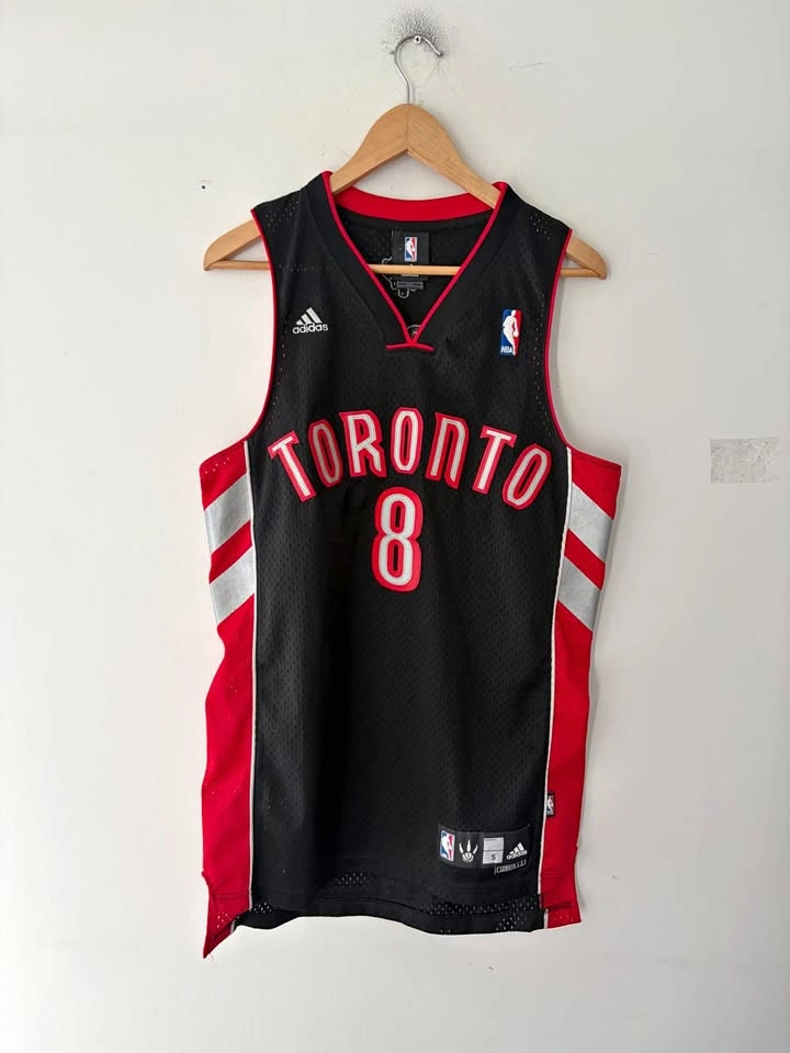 Vintage Adidas Toronto Raptors Jose Calderon #8 Jersey Size S