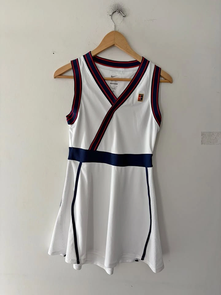 Nike Court Dri-FIT Slam Faux Wrap Tennis Dress Size S