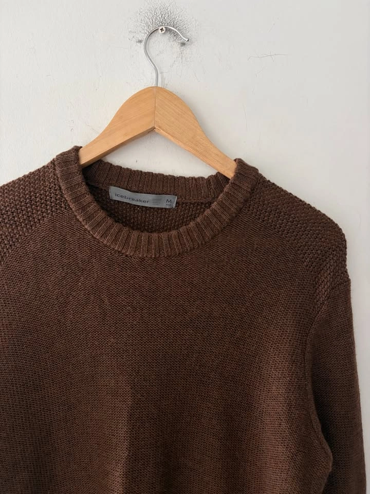 Icebreaker Merino Wool Mens Crewneck Waypoint Sweater Size M - photo 2