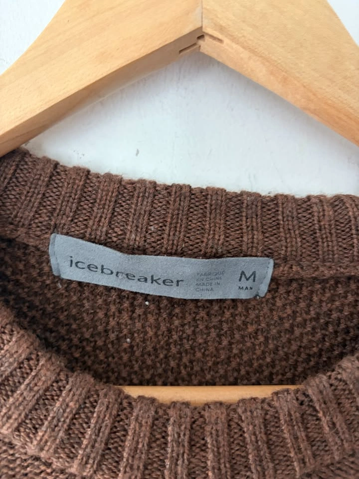 Icebreaker Merino Wool Mens Crewneck Waypoint Sweater Size M - photo 3