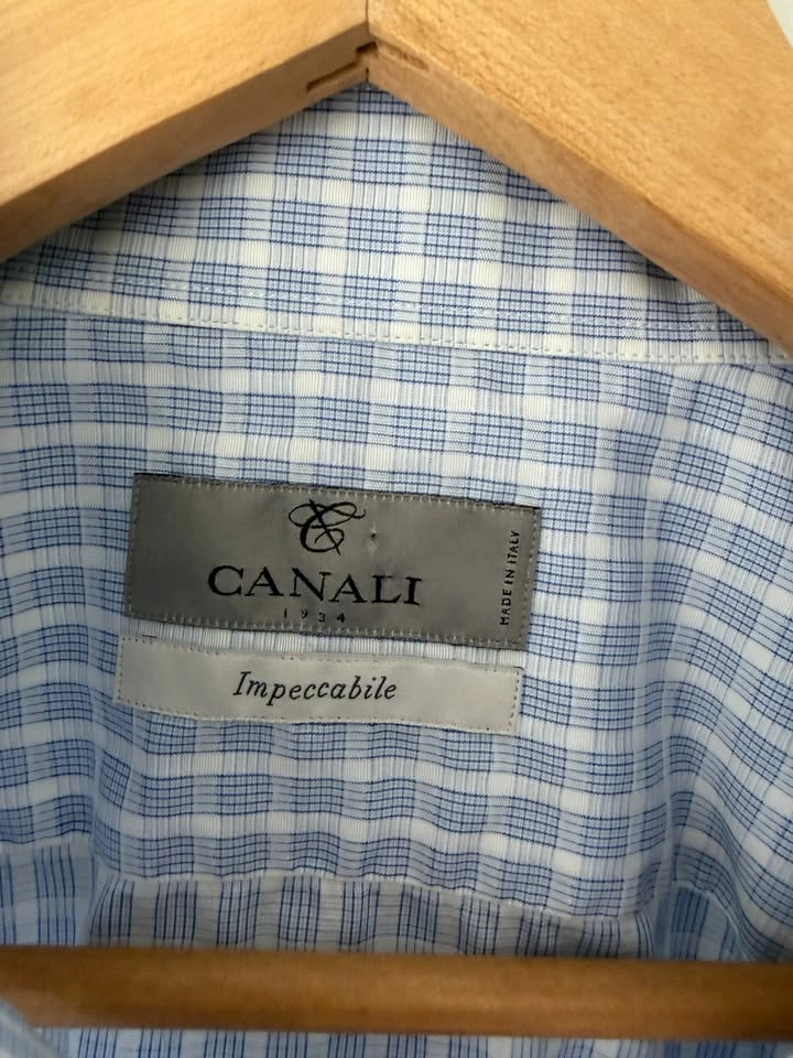 Canali Impeccabile Long Sleeve Dress Shirt Size 43 - photo 3