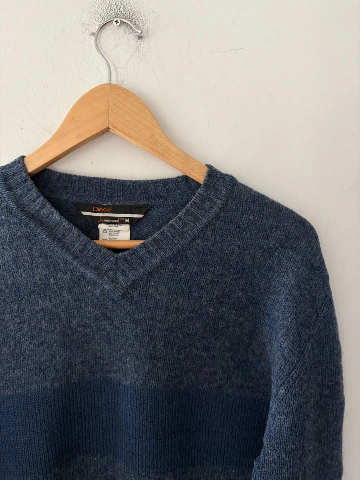 Vintage Diesel Mens Pullover Wool Sweater Size M - photo 2