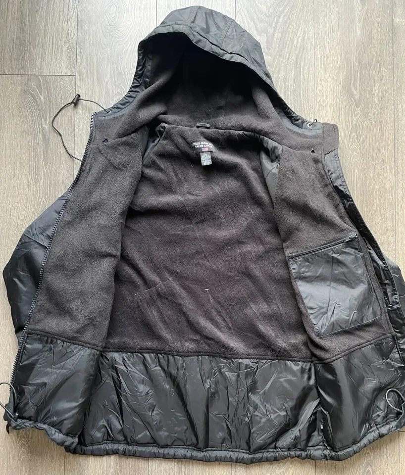 Vintage 90s Polo Ralph Lauren Hooded Jacket Size L - photo 4