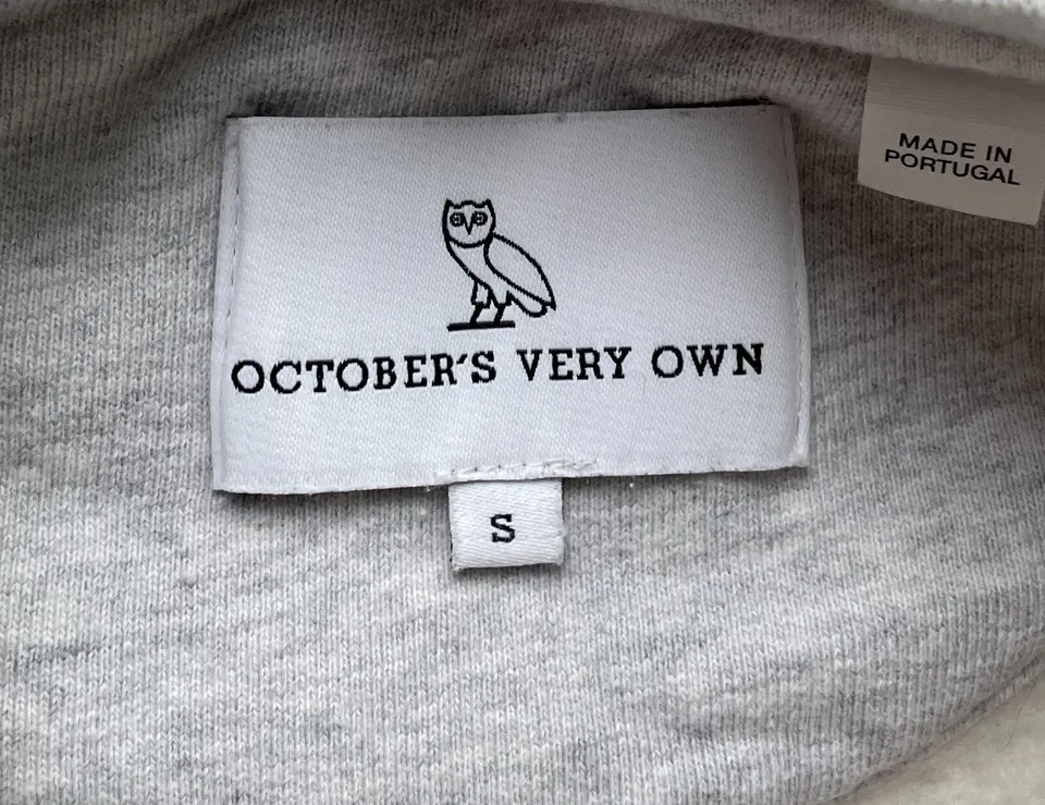 OVO Octobers Very Own Collegiate Crewneck Grey Size S - photo 2