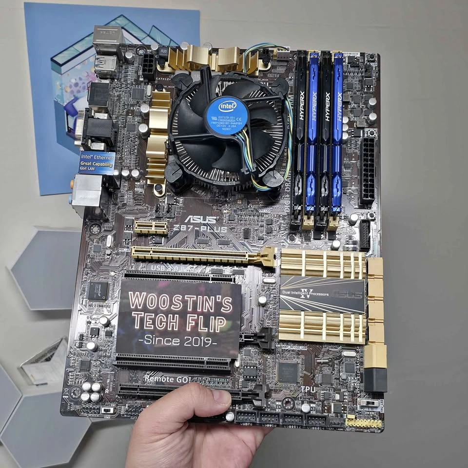 i7-4770 + Z87-PLUS + 24GB DDR3 CPU Motherboard RAM Bundle
