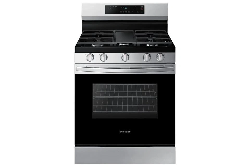 Samsung 30-in 5-Burner 6.0-cu ft Gas Range - Stainless Steel