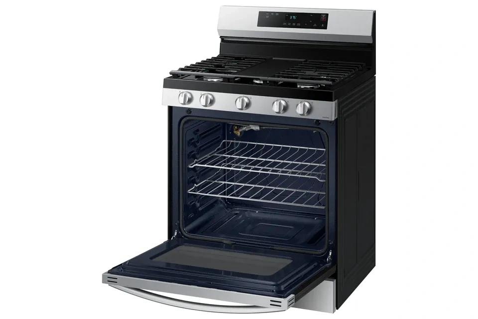 Samsung 30-in 5-Burner 6.0-cu ft Gas Range - Stainless Steel - photo 3