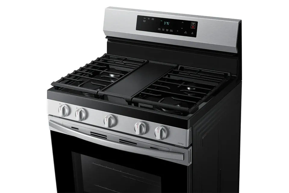 Samsung 30-in 5-Burner 6.0-cu ft Gas Range - Stainless Steel - photo 5