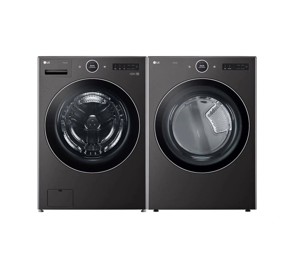 LG 5.0 cu. ft. Smart Washer and 7.4 cu. ft. Gas Dryer Set