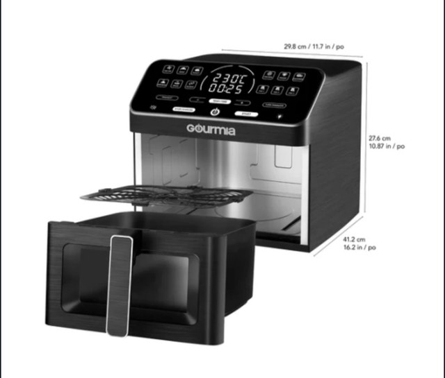 Brand New Gourmia 8.5L/9QT (GAF998) Digital Air Fryer - photo 5