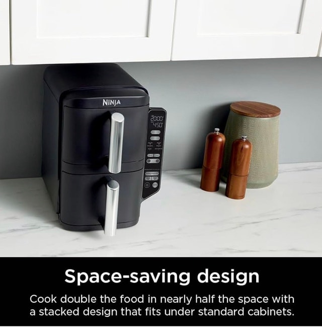 Brand New Ninja Double Stack 2-Basket Air Fryer - photo 3