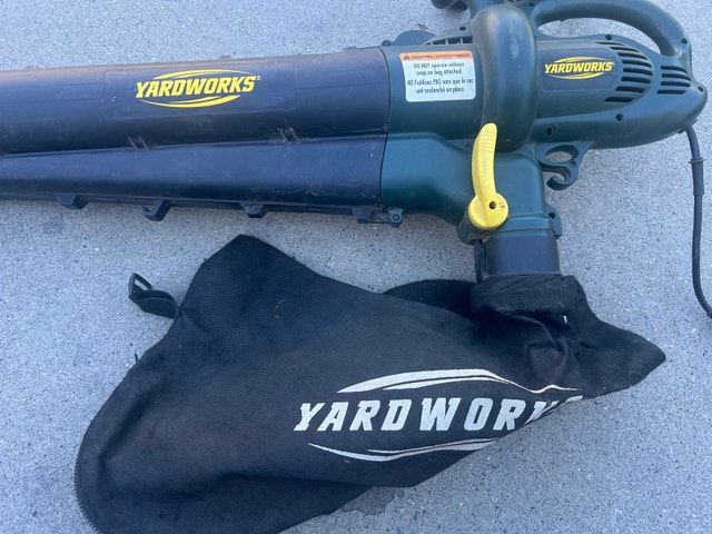 Yardworks Electric Autumn Fall Leaf Blower Mulch Vacuum wt Bag - photo 5