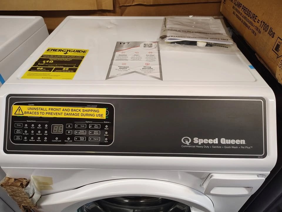 Speed Queen® Commercial FF7 3.5 Cu. Ft. White Front Load Washer - photo 4