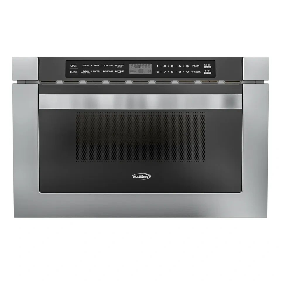 KoolMore 24 in. 1.2 cu.ft. Microwave Drawer - Stainless Steel - photo 2