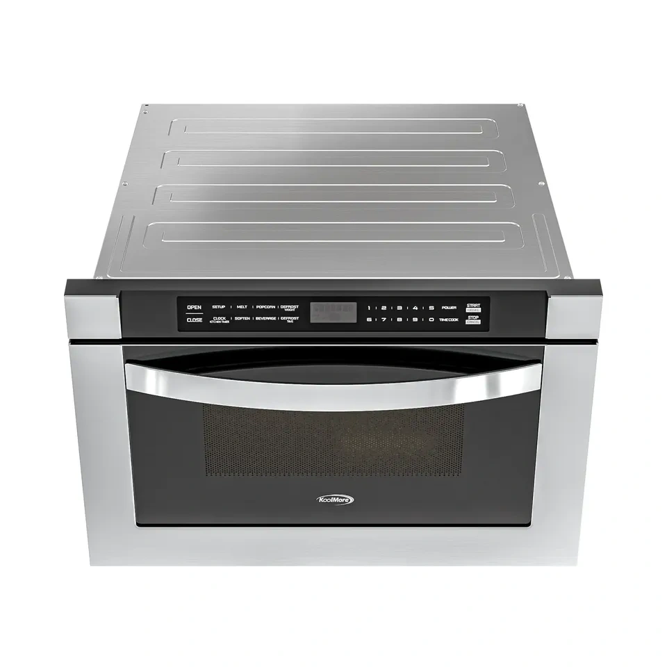 KoolMore 24 in. 1.2 cu.ft. Microwave Drawer - Stainless Steel - photo 3