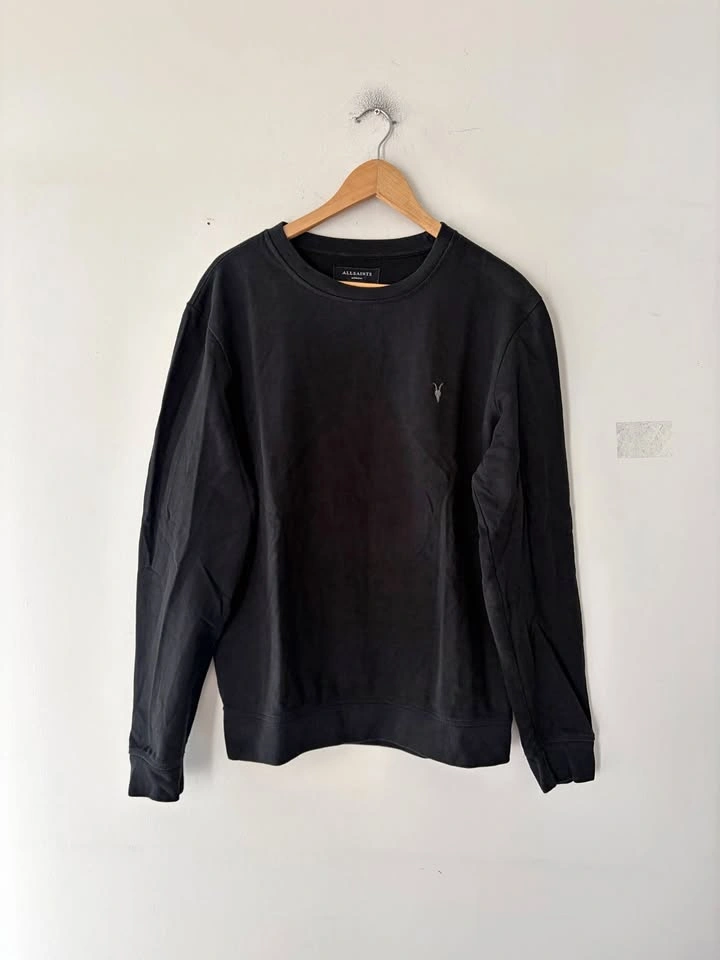 AllSaints Raven Crewneck Mens Sweatshirt Size M