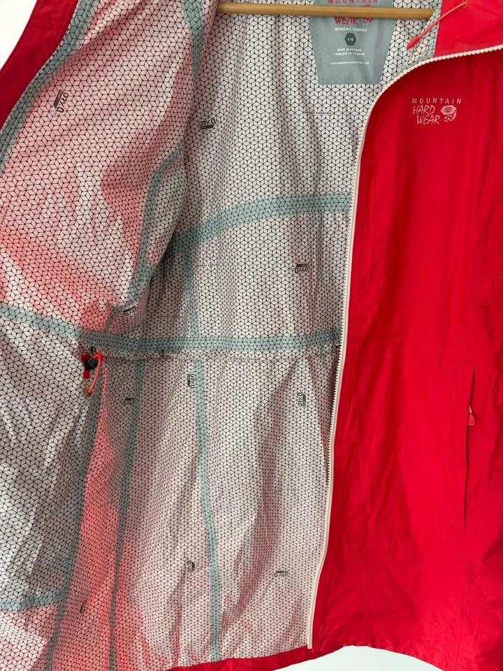 Mountain Hardwear Women's DryQ Evap Rain Jacket Parka Size L - photo 4