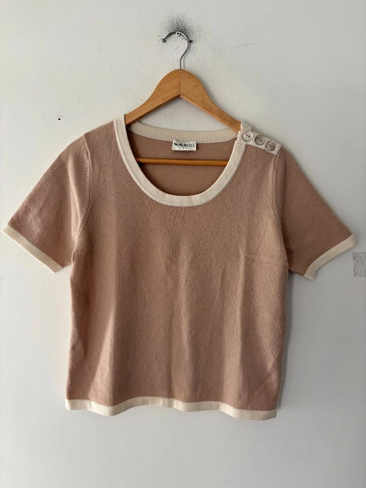 Vintage Weill Paris Cashmere Top Size L