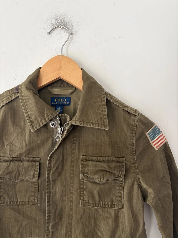 Polo Ralph Lauren Little Boy's Herringbone Military Field Jacket - photo 2