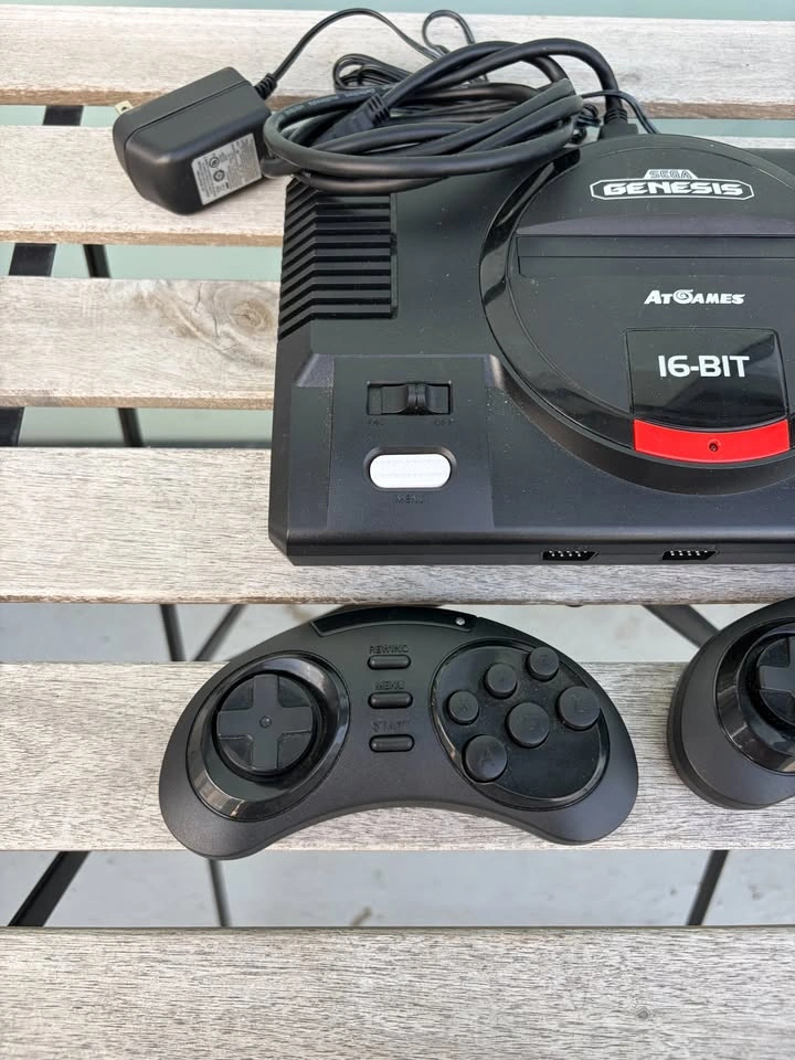 Sega Genesis Flashback Console Gaming System Black FB3680 UNTEST - photo 2