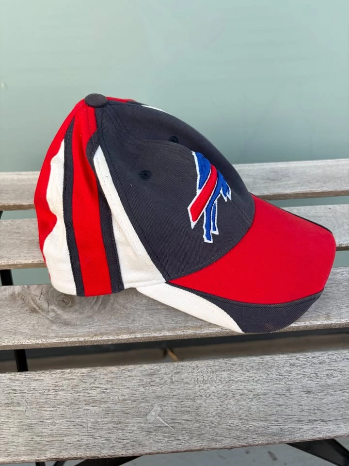 Vintage Buffalo Bills Reebok Hat Cap Fitted OSFA NFL Shield Logo - photo 3