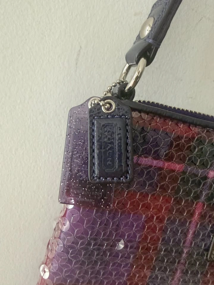 Coach Poppy Sequin Plaid Crossbody Bag - photo 3