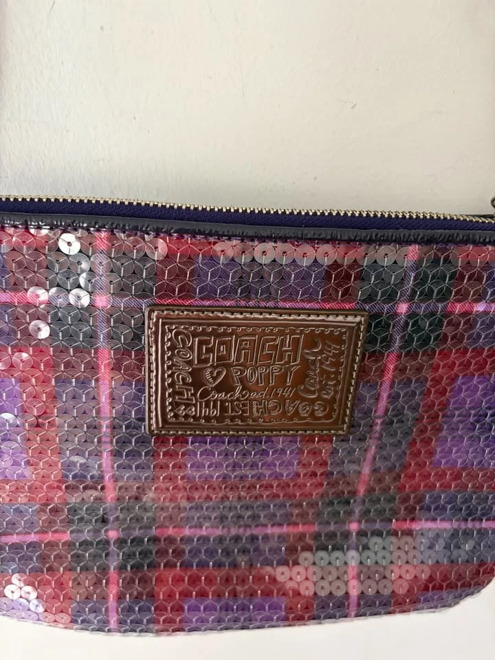 Coach Poppy Sequin Plaid Crossbody Bag - photo 4