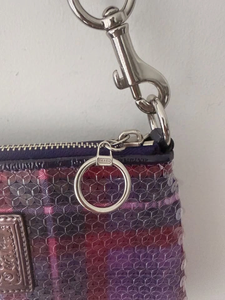 Coach Poppy Sequin Plaid Crossbody Bag - photo 5