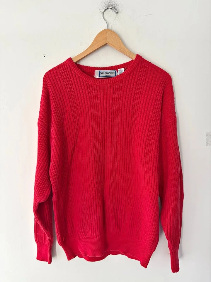 Vintage Yves Saint Laurent Menswear Sweater Size L