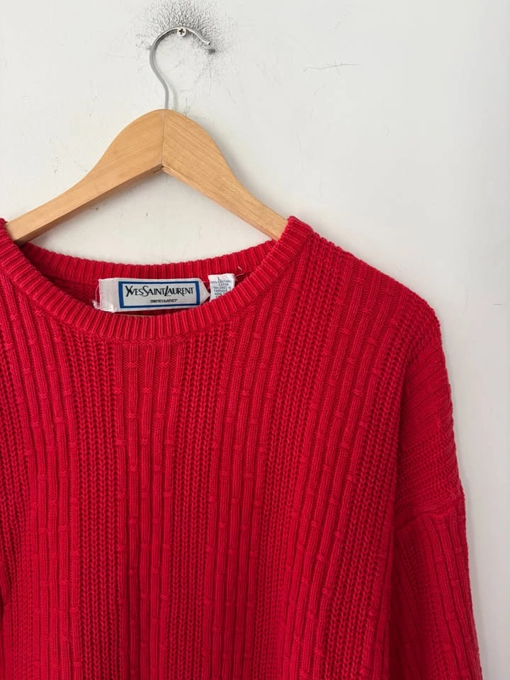 Vintage Yves Saint Laurent Menswear Sweater Size L - photo 2